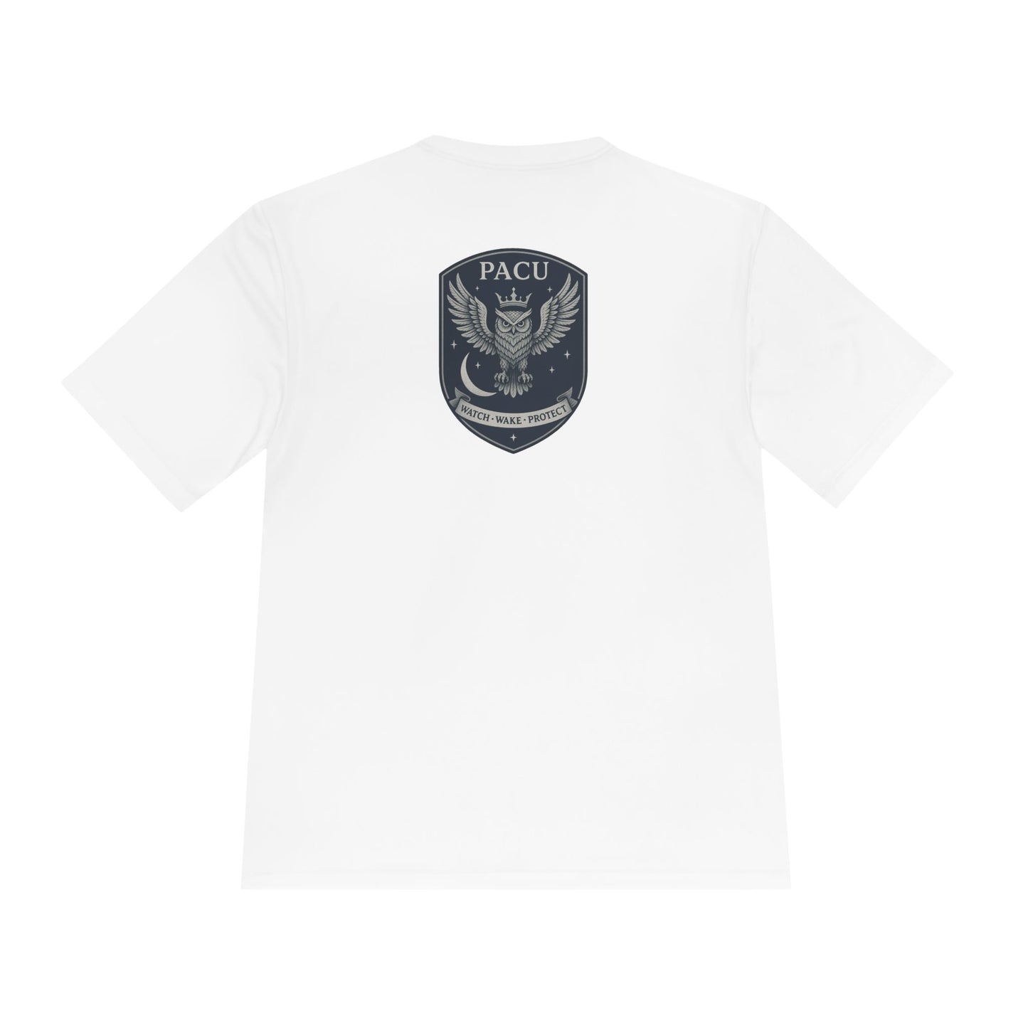 PACU Sigil Wicking Tee with PACU Eagle Emblem, Lightweight Athletic Shirt, Outdoor Activewear, Gym Tee, Perfect for Sports and Training