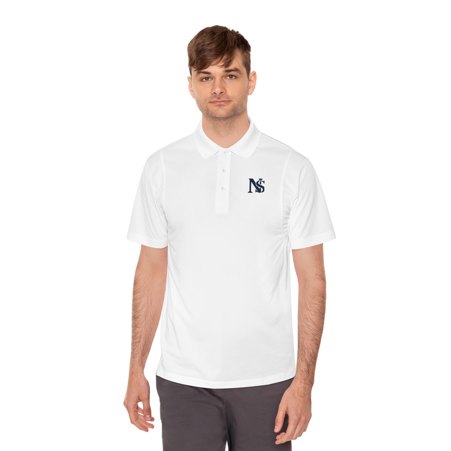 Classic NS Men's Sport Polo Shirt, Casual Athletic Wear, Great for Summer Events, Golf, Comfortable Outdoor Activity