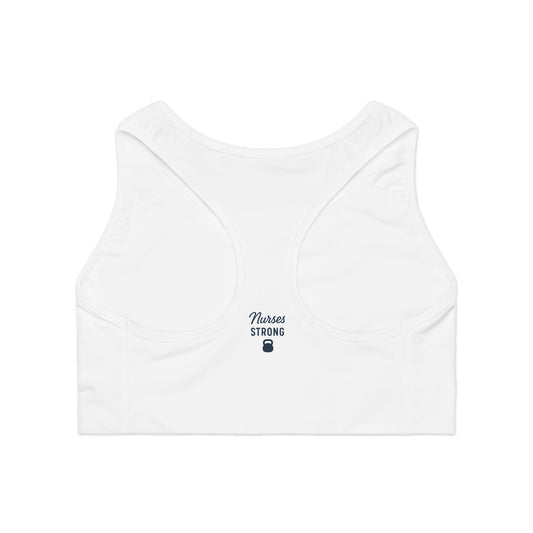 Pediatrics Sports Bra, Empowering Nursing Apparel, Gift for Healthcare Workers, Motivational Activewear, Fitness Gear for Nurses