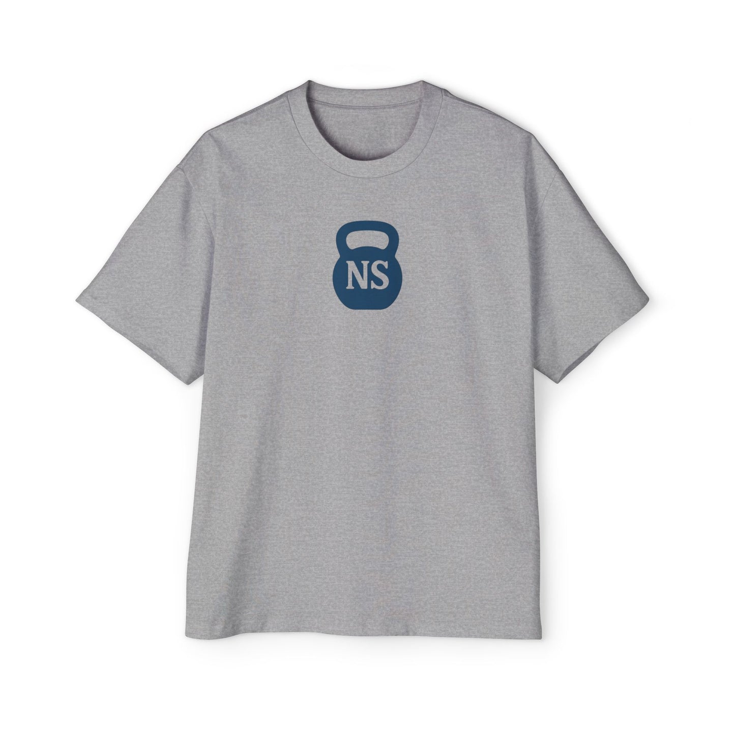 Back the Blue Men's Heavy Oversized Tee, Casual Streetwear Tee