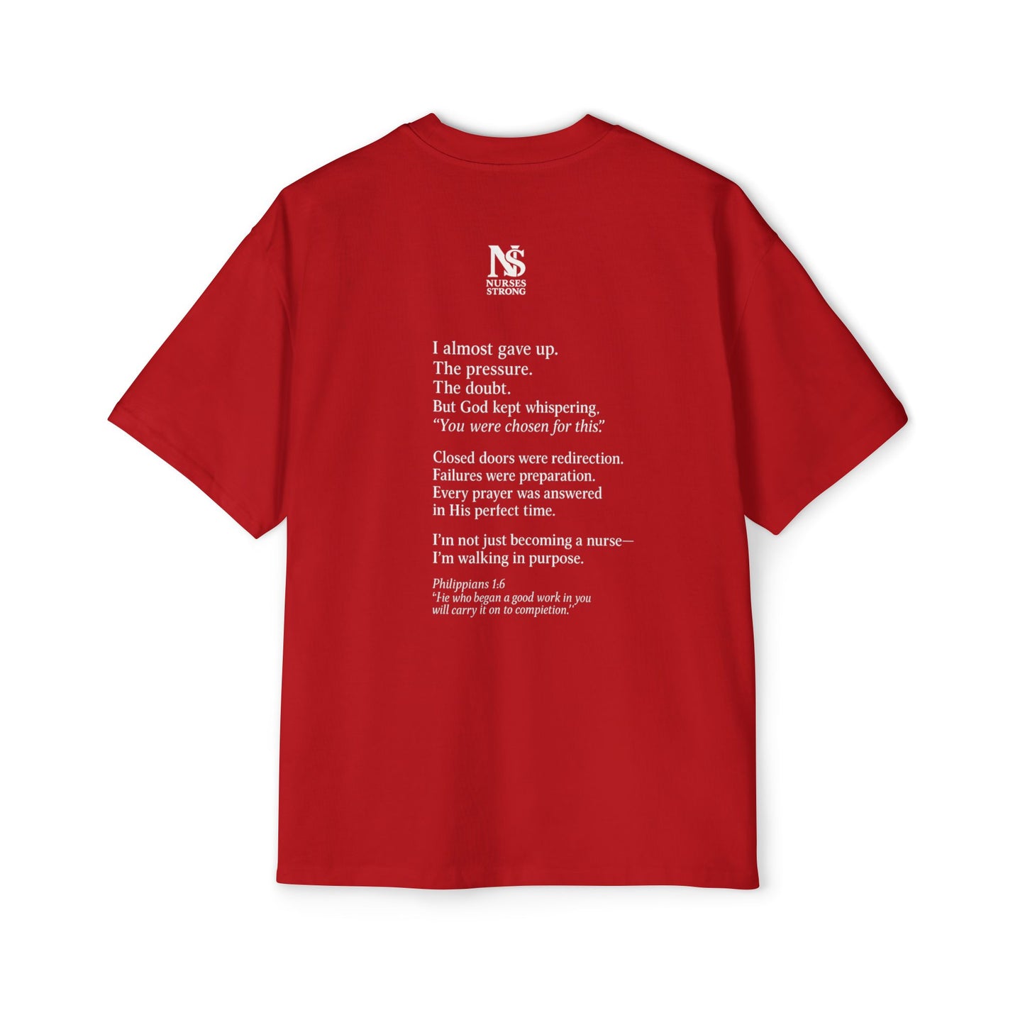 Guided by Faith, Men's Heavy Oversized Tee - Relaxed Casual Vibes, Everyday Wear,