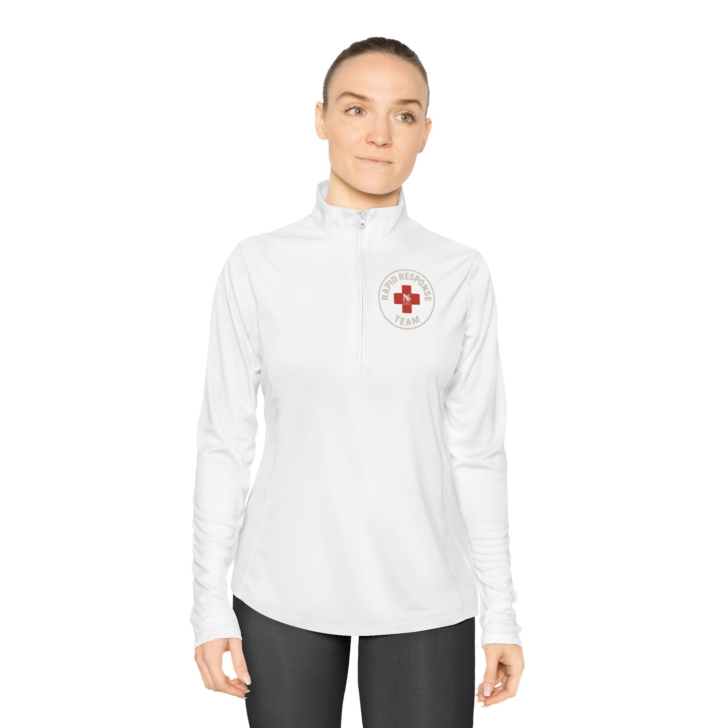 Ladies Quarter-Zip Pullover - Cozy Layer for Active Women, Ideal for Sports & Relaxation, Perfect Gift for Any Occasion