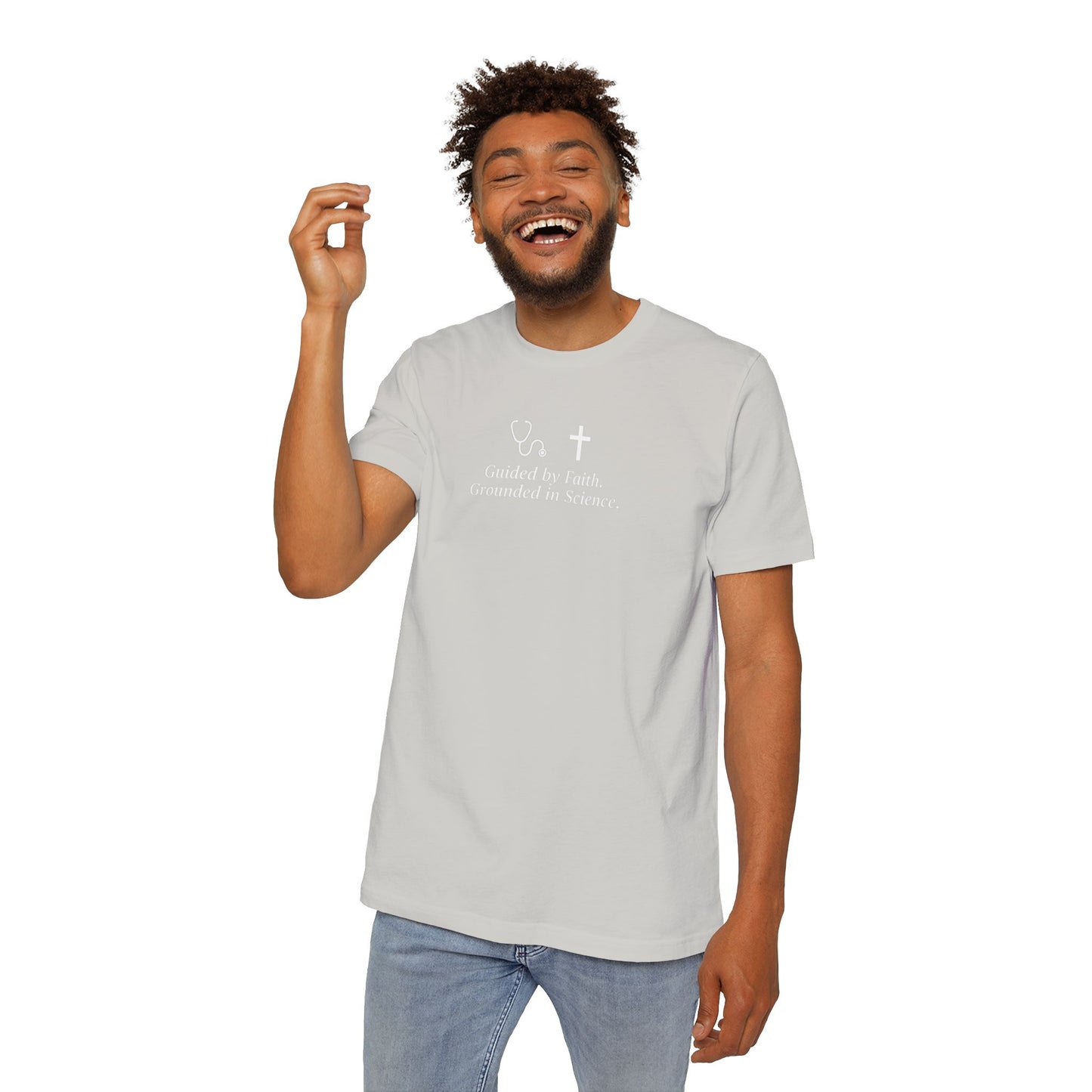 Faith and Science T-Shirt | Casual Wear, USA-Made