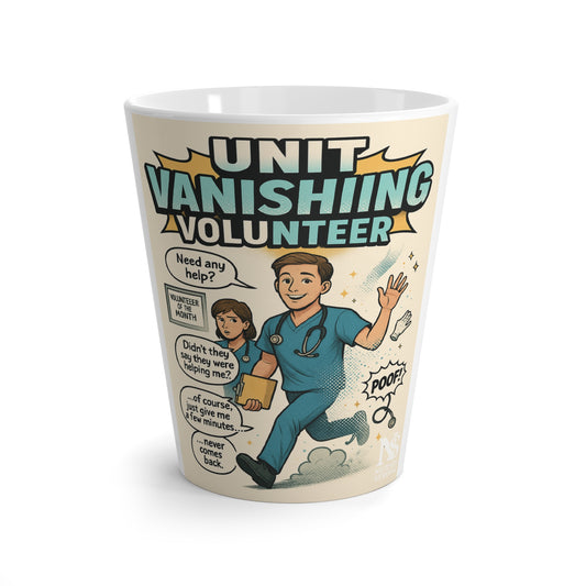 Vanishing Volunteer Latte Mug