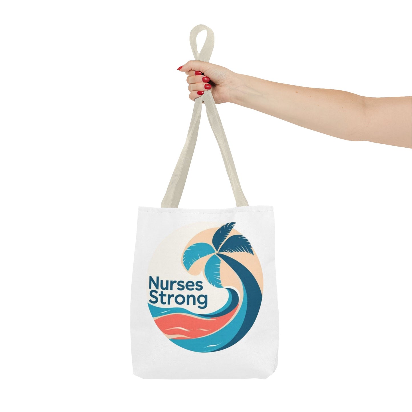 Empowering Nurses Tote Bag - Eco-Friendly, Beach Vibes, Strong Nurse Gifts, Summer Essentials, Nurse Appreciation Bag