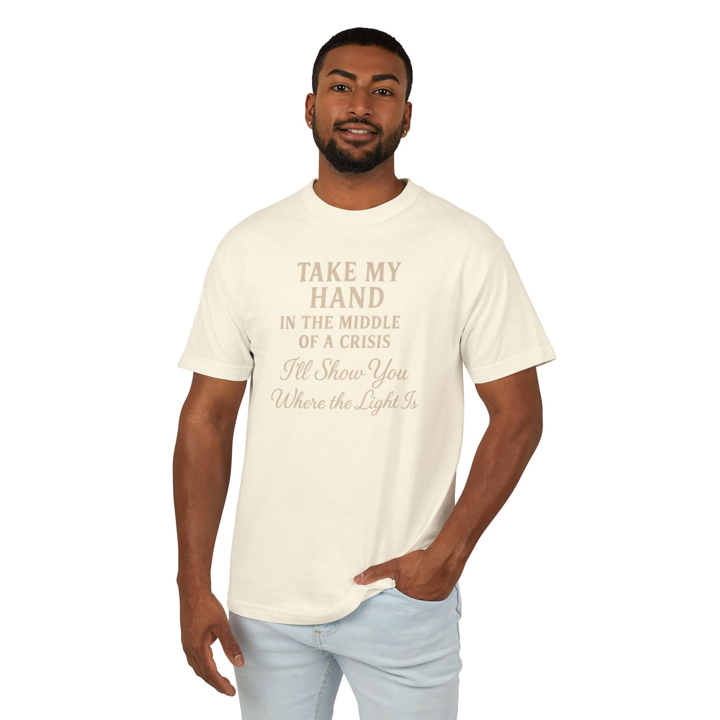 Take my Hand | Unisex Heavyweight Cotton Shirt