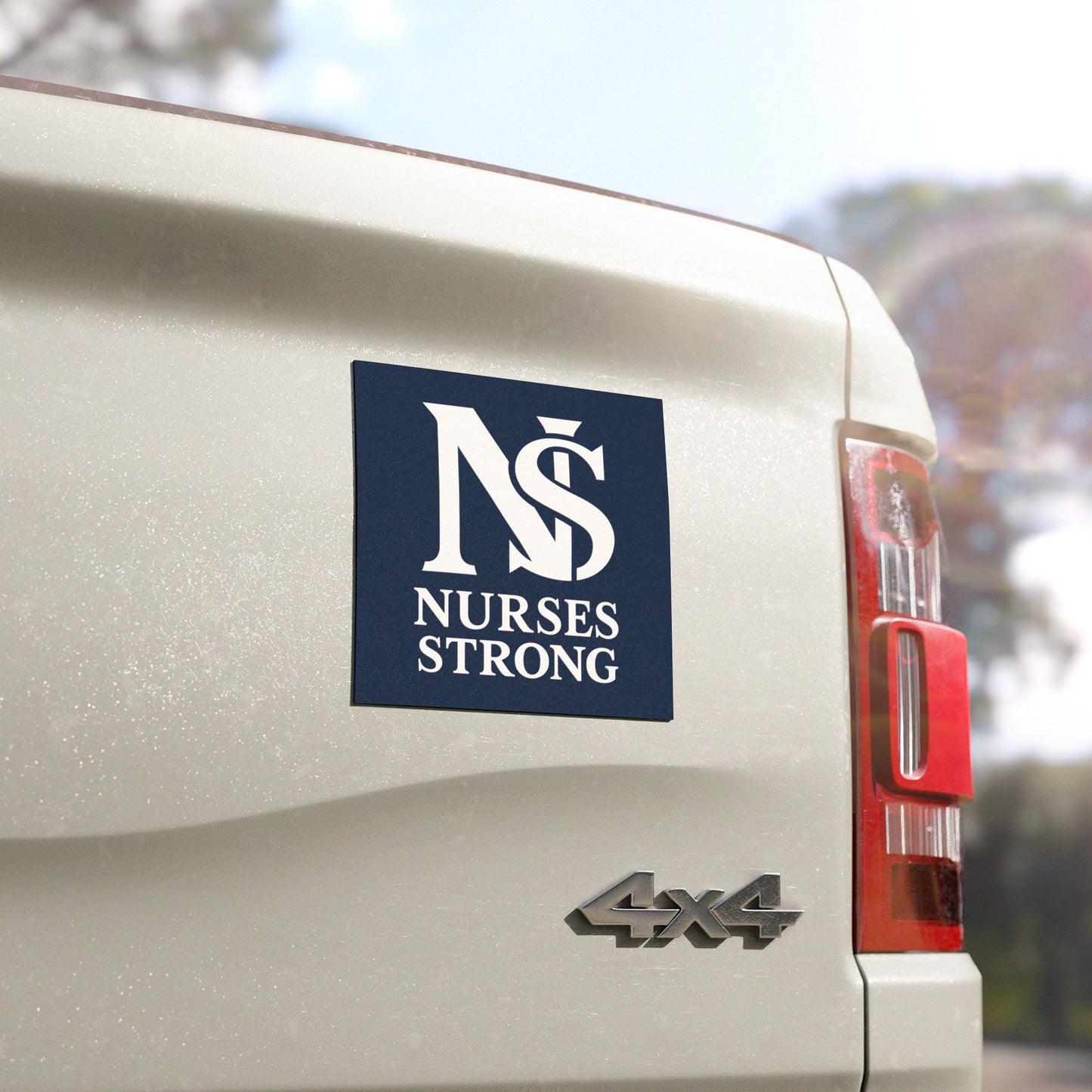 Nurse Strong Car Magnets | Inspirational Car Decal for Nurses, Gift for Healthcare Workers, Strong Nurse Magnet, Nursing Appreciation