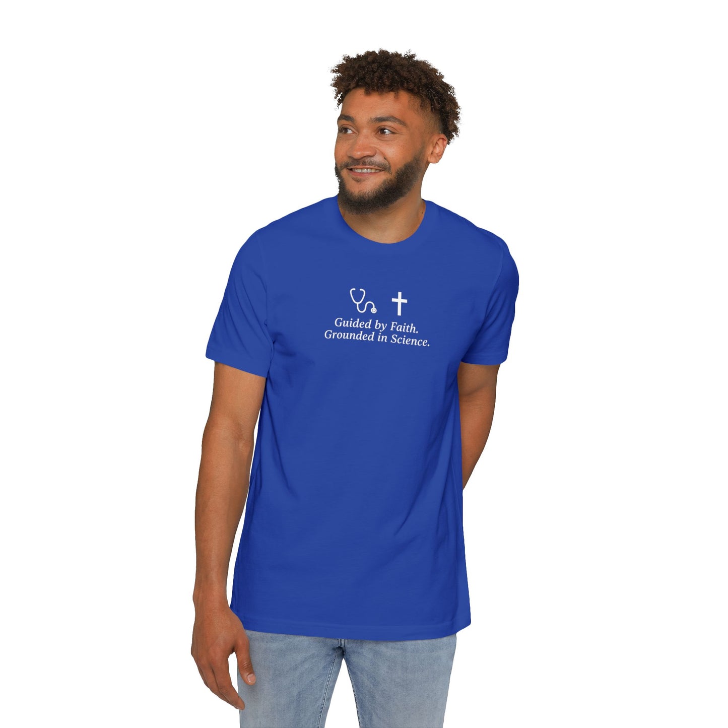 Faith and Science T-Shirt | Casual Wear, USA-Made