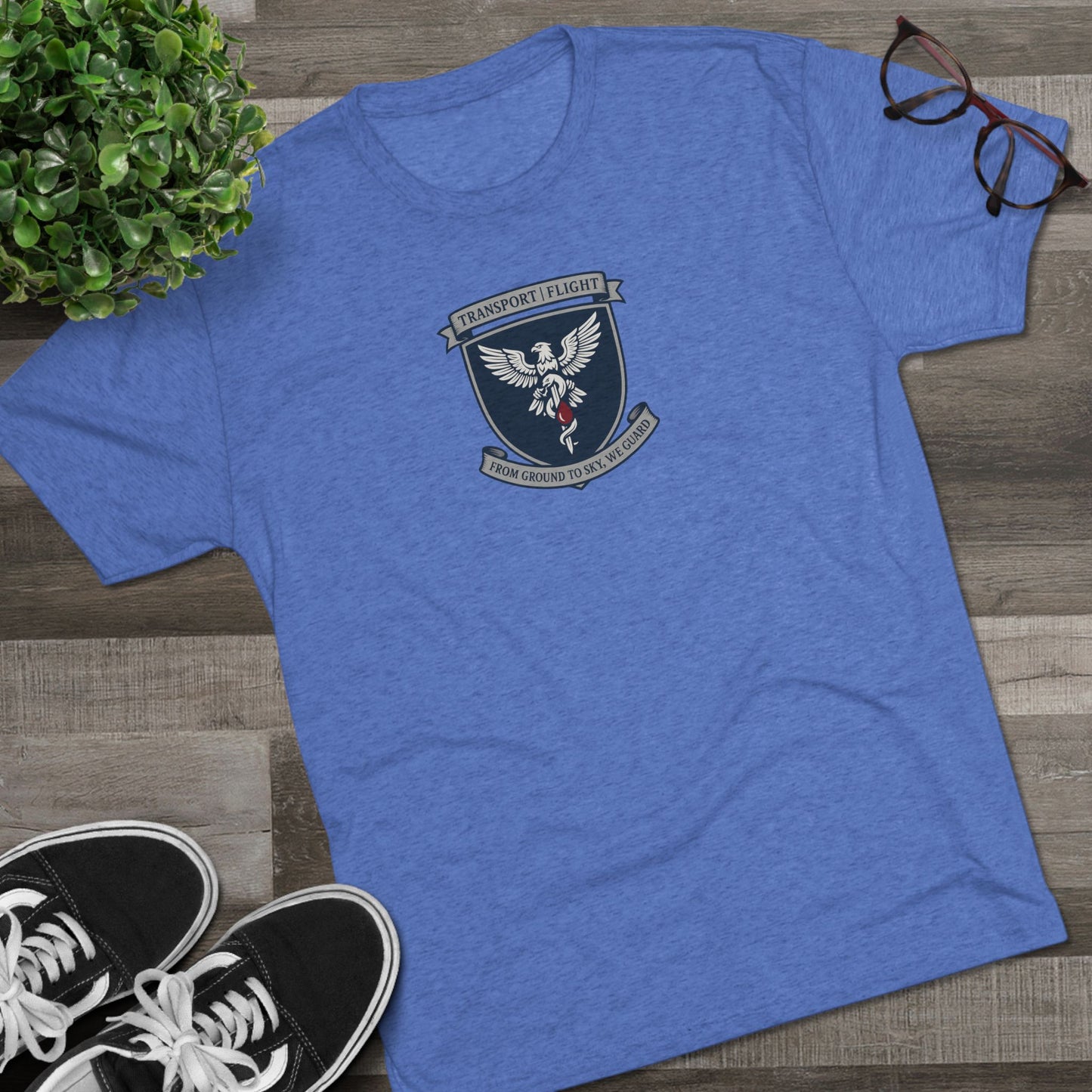 Transport Nurse Tri-Blend Crew Tee, Comfortable Casual T-Shirt, Perfect Gift for Nature Lovers, Adventure Apparel, Everyday Wear