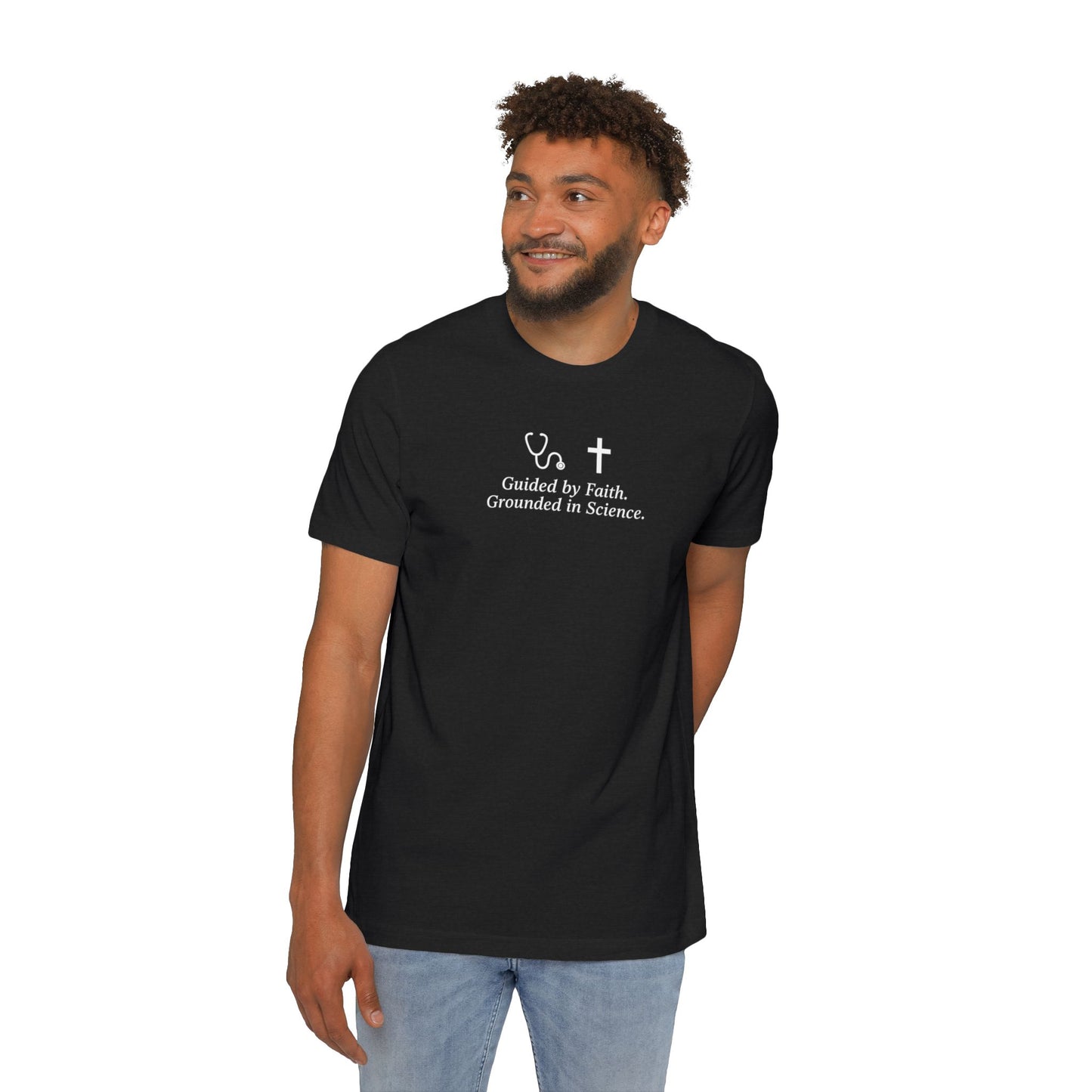Faith and Science T-Shirt | Casual Wear, USA-Made