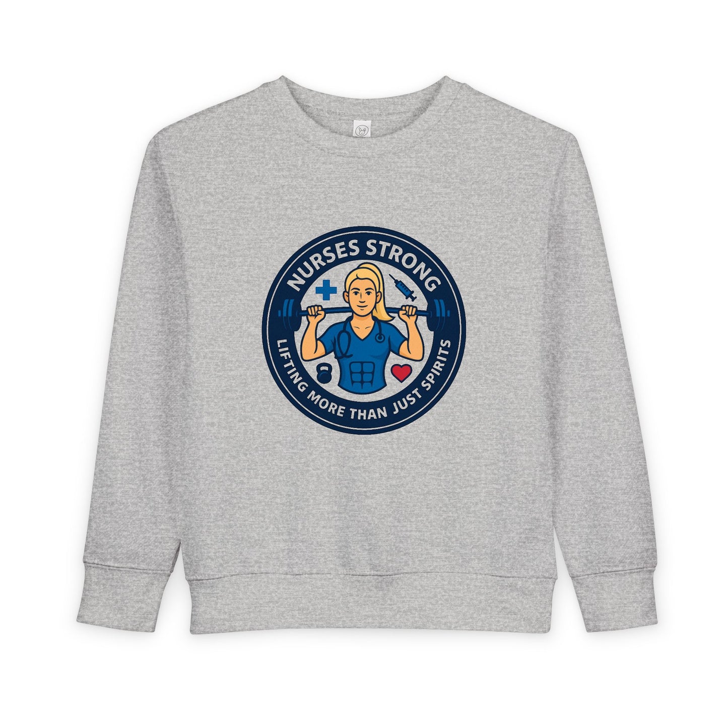 Nurse-Themed Toddler Sweatshirt - Perfect Gift for Little Heroes, Kids' Apparel, Healthcare Appreciation, Birthday Present, Everyday Comfort