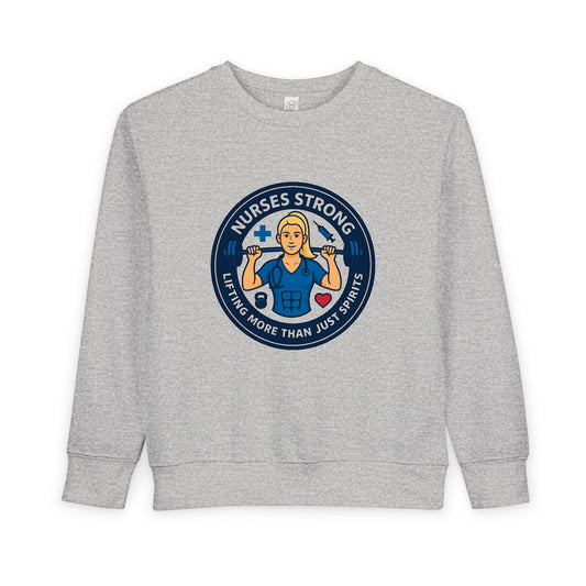 Nurse-Themed Toddler Sweatshirt - Perfect Gift for Little Heroes, Kids' Apparel, Healthcare Appreciation, Birthday Present, Everyday Comfort