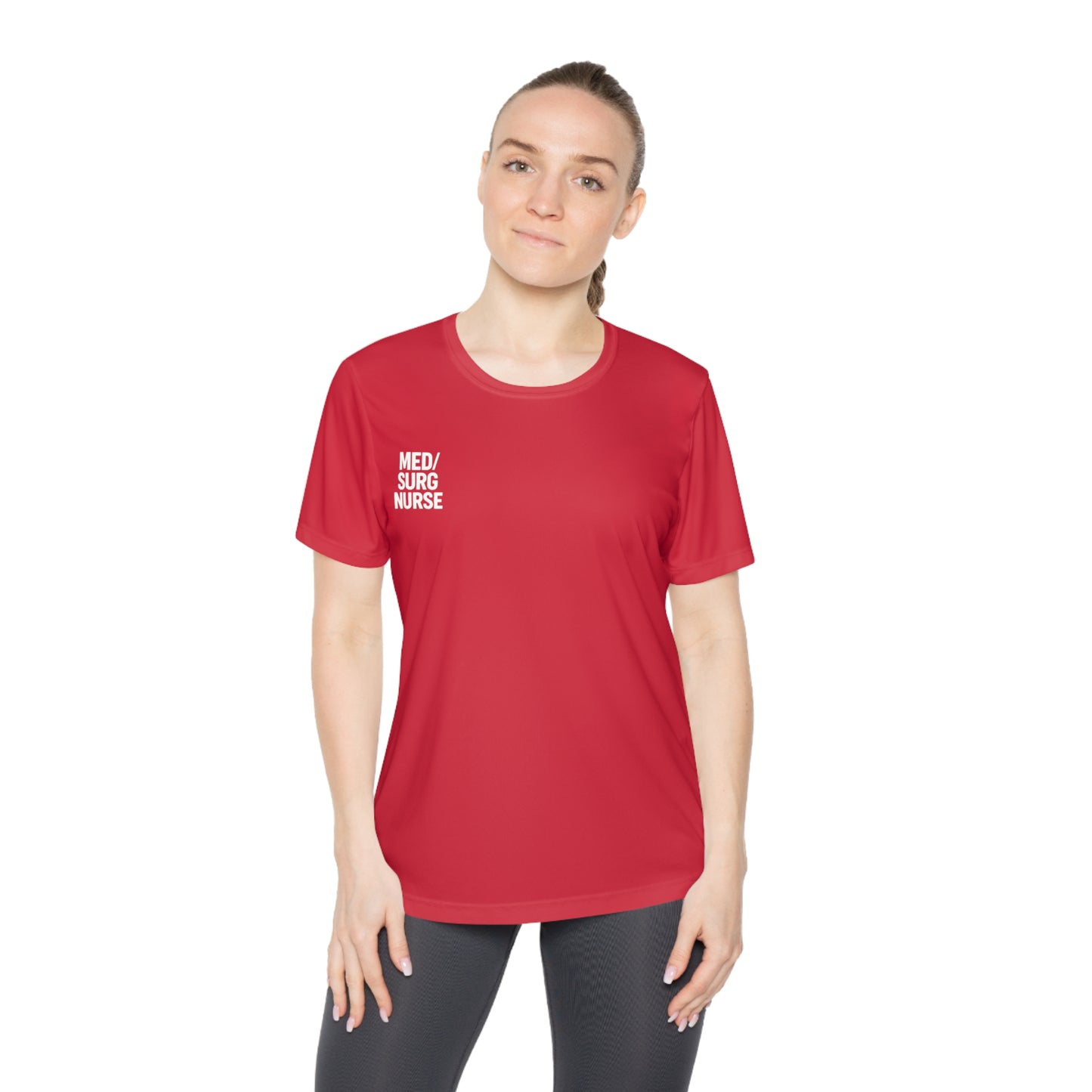 Med/Surg Ladies Competitor Tee - Motivating Sports T-Shirt for Nurses, Activewear Top, Fitness, Gifts for Medical Professionals, Workout Shirt, [...]