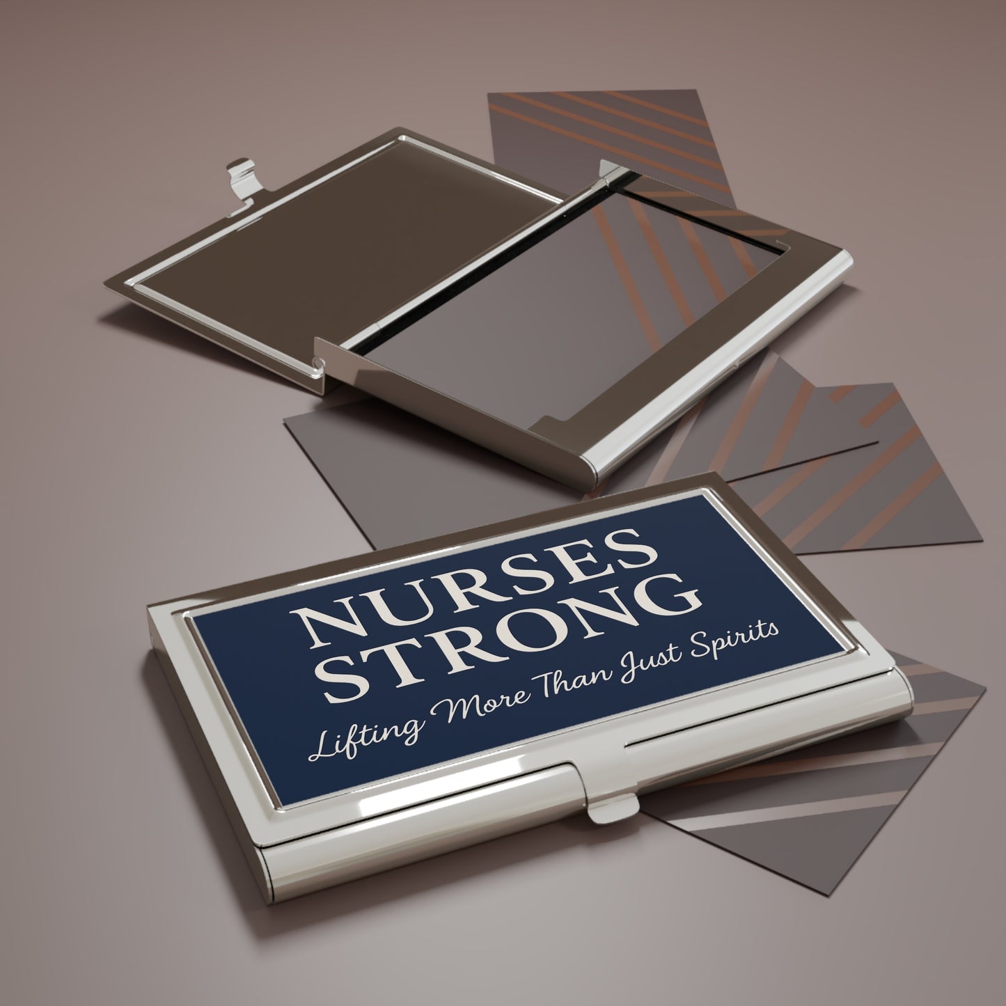 Nurse Strong Business Card Holder