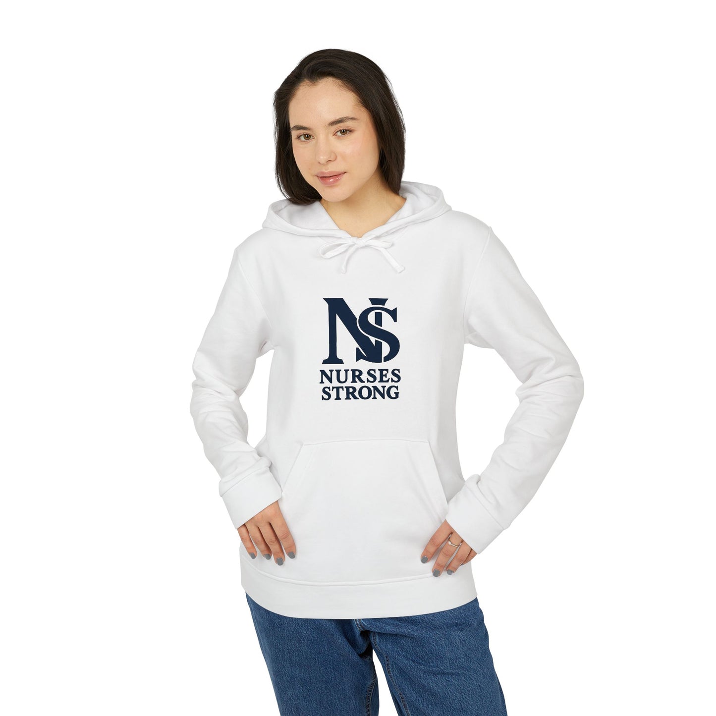 Nurses Strong Hoodie, Unisex Fleece Pullover, Comfortable Nursing Gift, Medical Apparel, Appreciation Sweatshirt, Motivational Wear