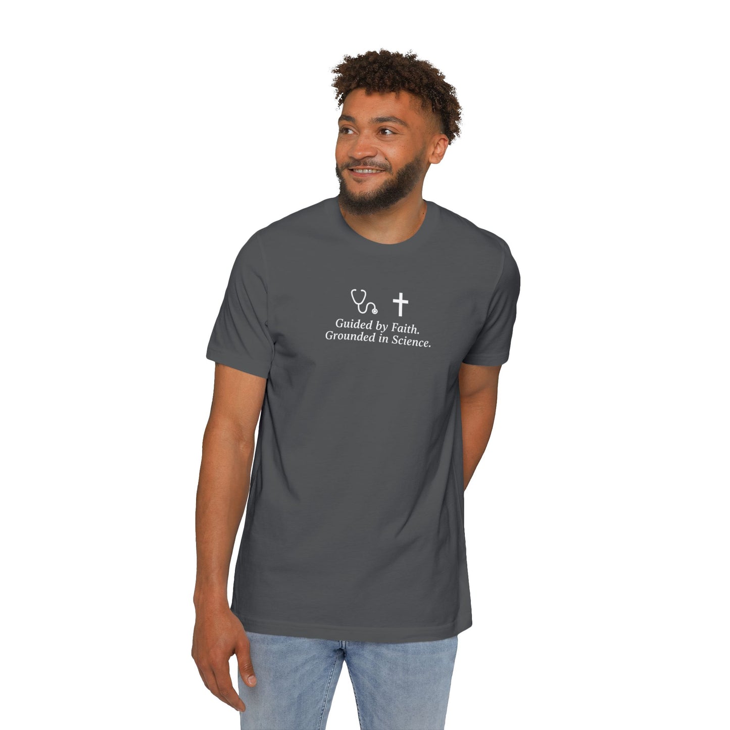 Faith and Science T-Shirt | Casual Wear, USA-Made