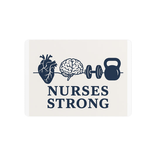Nurse Strong Metal Art Sign | Wall Decor, Gift for Nurses, Motivational Art, Healthcare Decor, Nurse Appreciation