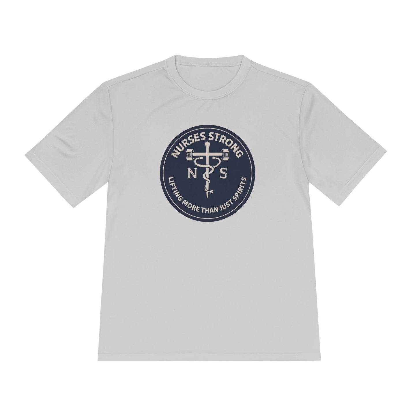 Nurses Strong Performance Tee | Gift for Healthcare Workers, Athletic Shirt, Appreciation Gift, Fitness Apparel, Nursing Student Tee