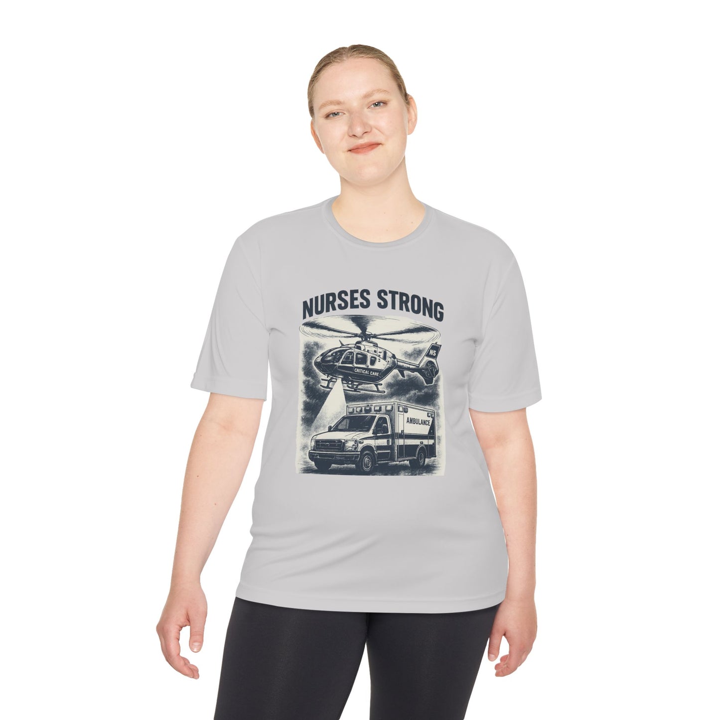 Nurses Strong CC Moisture Wicking Performance Tee