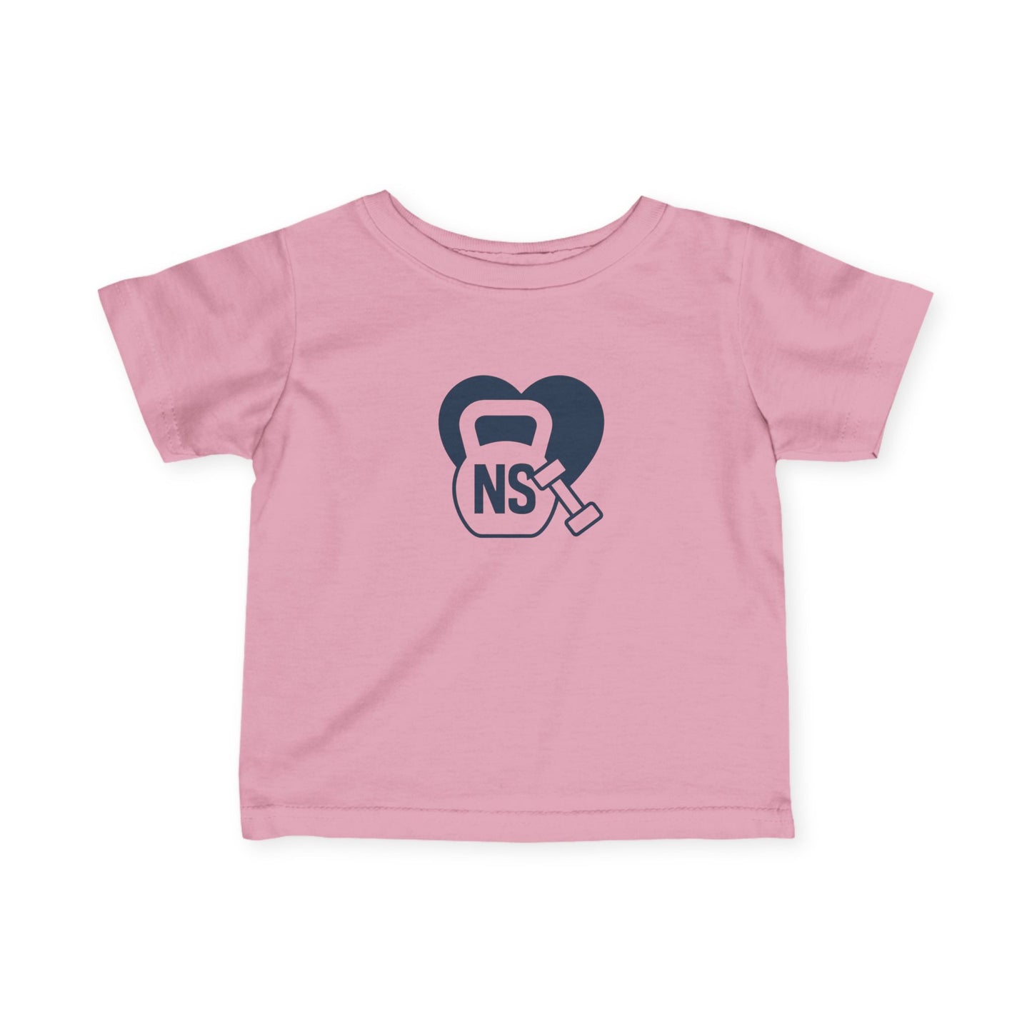 Heart & Kettlebell Infant Tee, Cute Baby Workout Shirt, Newborn Gift for Fitness Parents, Baby Clothes for Gym Lovers, Unique Baby [...]