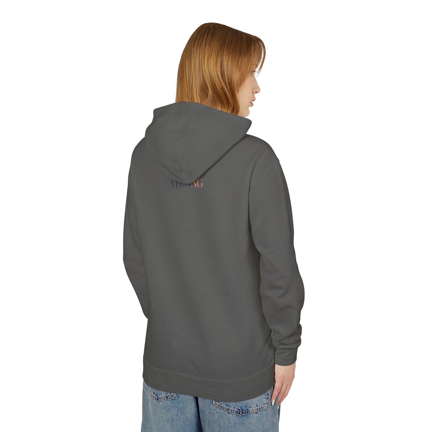 Navy/Rose Gold Kb Unisex Lightweight Hooded Sweatshirt