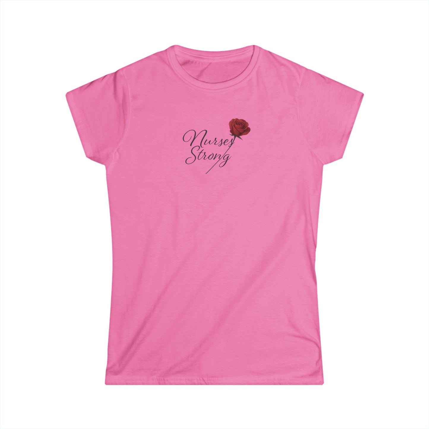NS Rose Tee - Empowering Women's Softstyle Shirt, Appreciation Gift, [...]