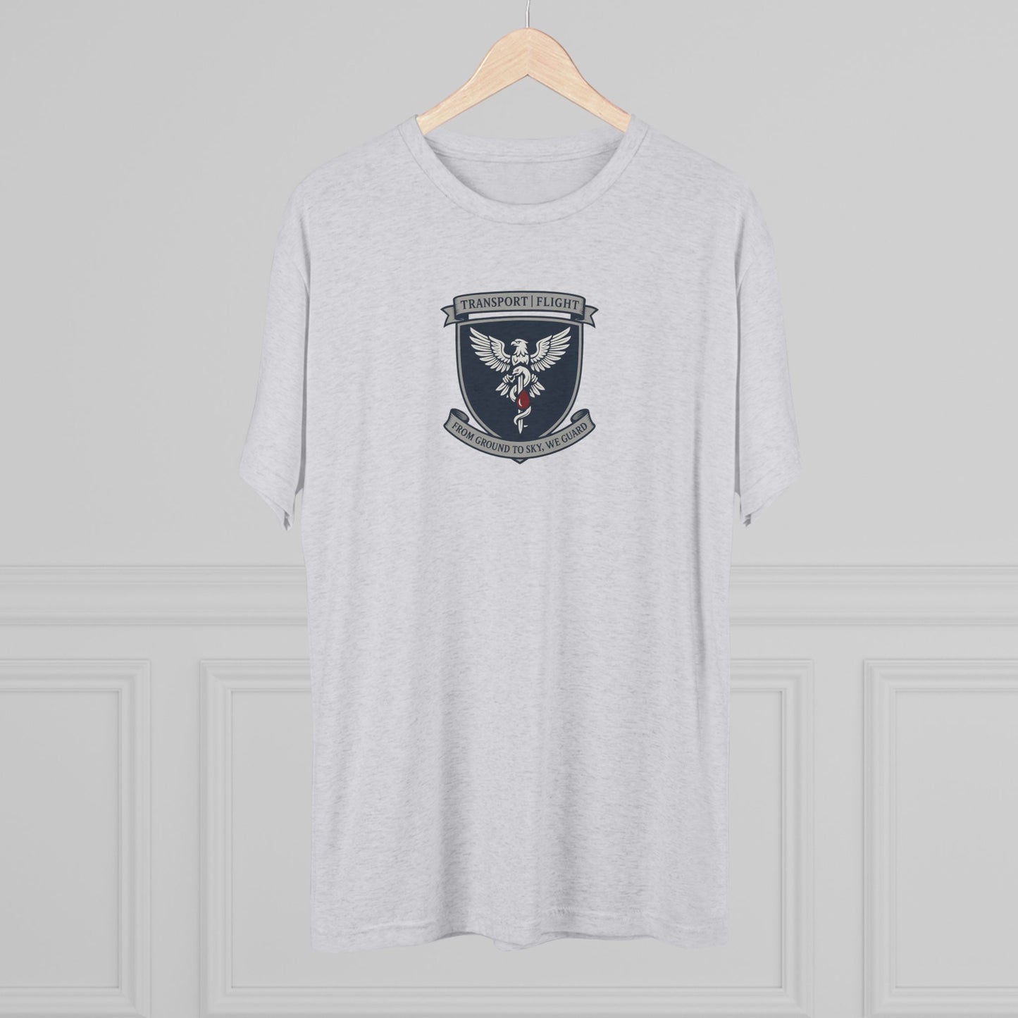 Transport Nurse Tri-Blend Crew Tee, Comfortable Casual T-Shirt, Perfect Gift for Nature Lovers, Adventure Apparel, Everyday Wear