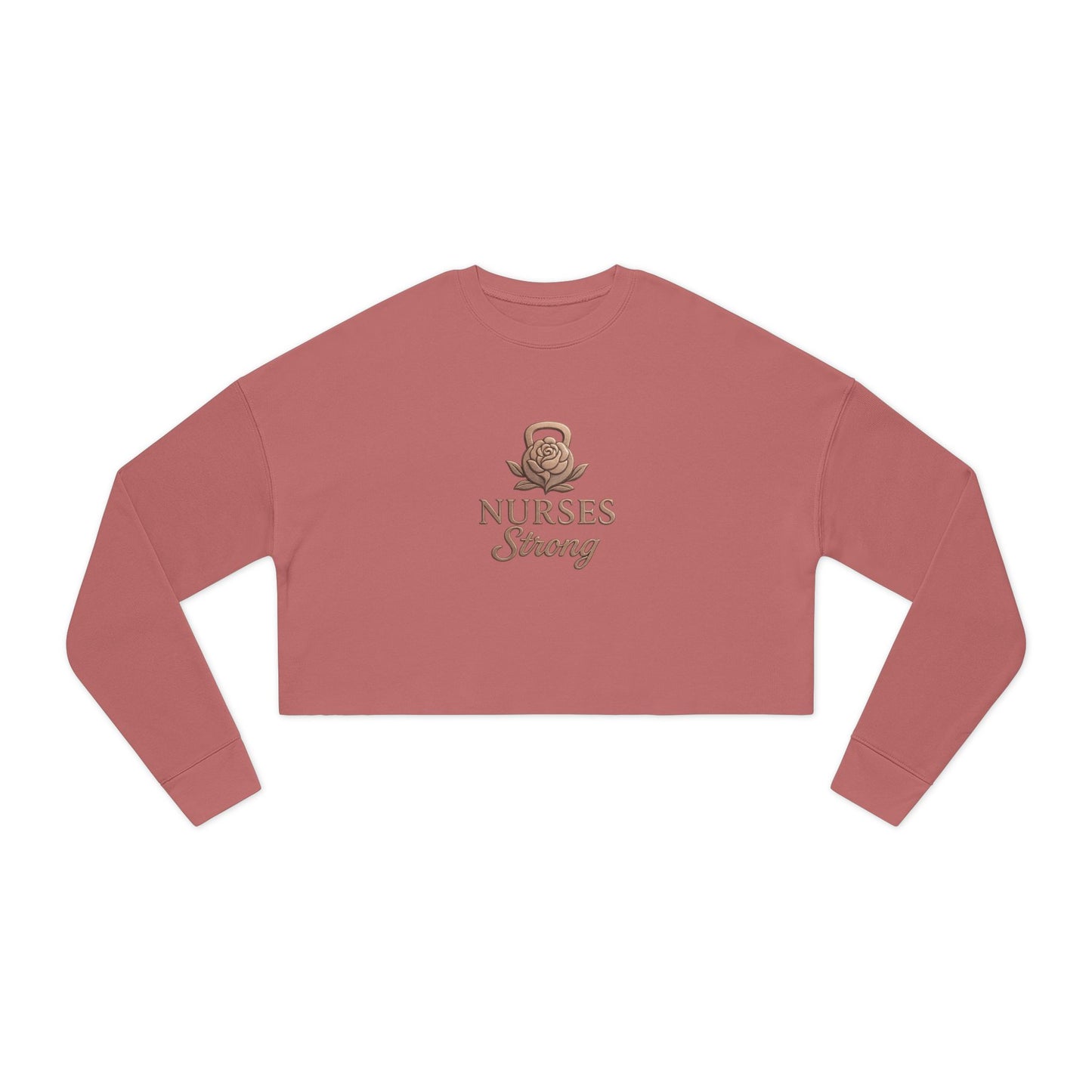 Rose Gold Kettlebell Cropped Top | Casual Wear, Cozy and Stylish