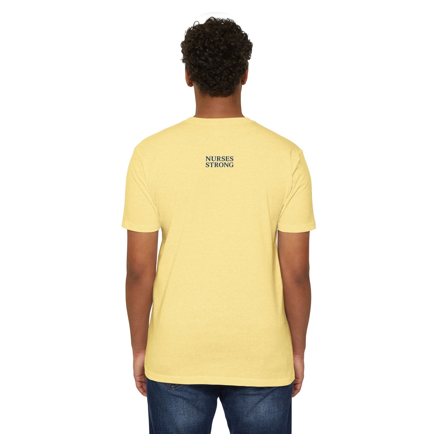 Nurse Strong KB T-Shirt | CVC Jersey Tee for Healthcare Heroes, Comfort Shirt for Nurses, Gift for Medical Professionals