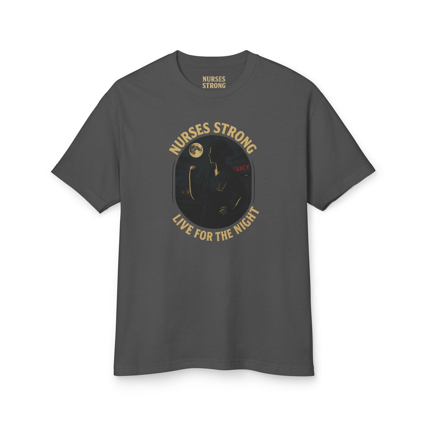 Live for the Night | Comfortable Cotton Shirt, Gift for Nurses