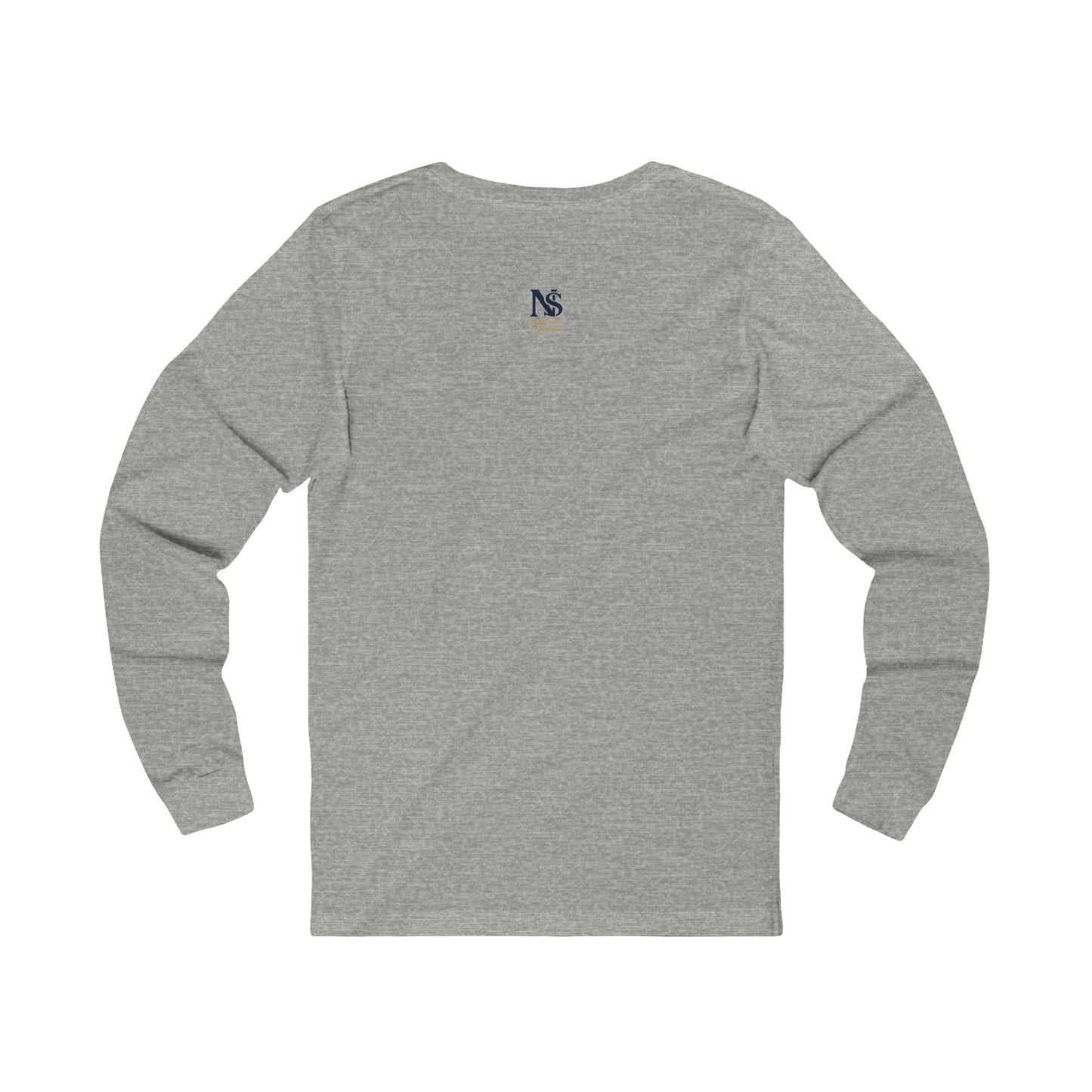 Blue Tan NSLong Sleeve Tee, Unisex Jersey Tee for Nurses