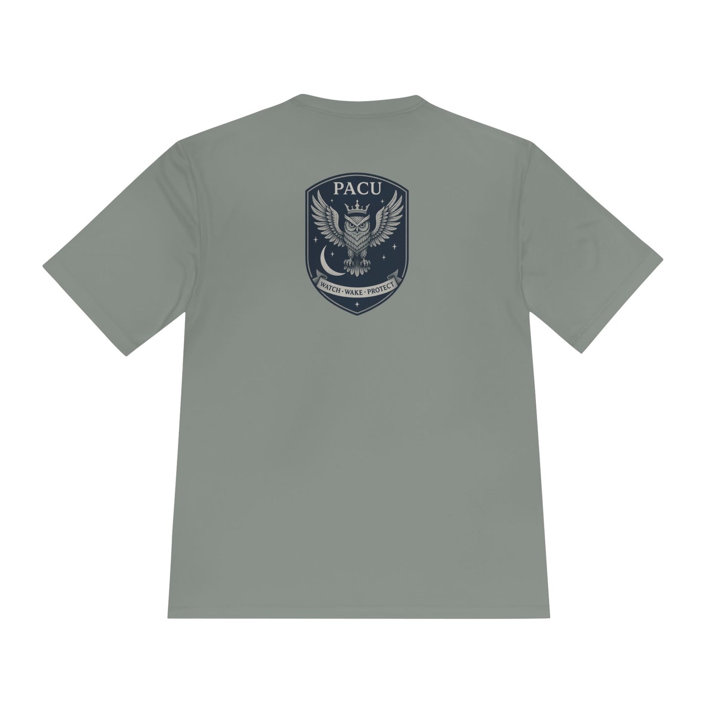 PACU Sigil Wicking Tee with PACU Eagle Emblem, Lightweight Athletic Shirt, Outdoor Activewear, Gym Tee, Perfect for Sports and Training