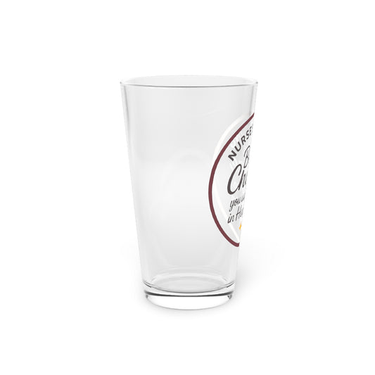 Nurse Inspirational Pint Glass - Be the Change, 16oz | Healthcare Gift, Motivational Glass, Nurse Appreciation, Birthday, Graduation