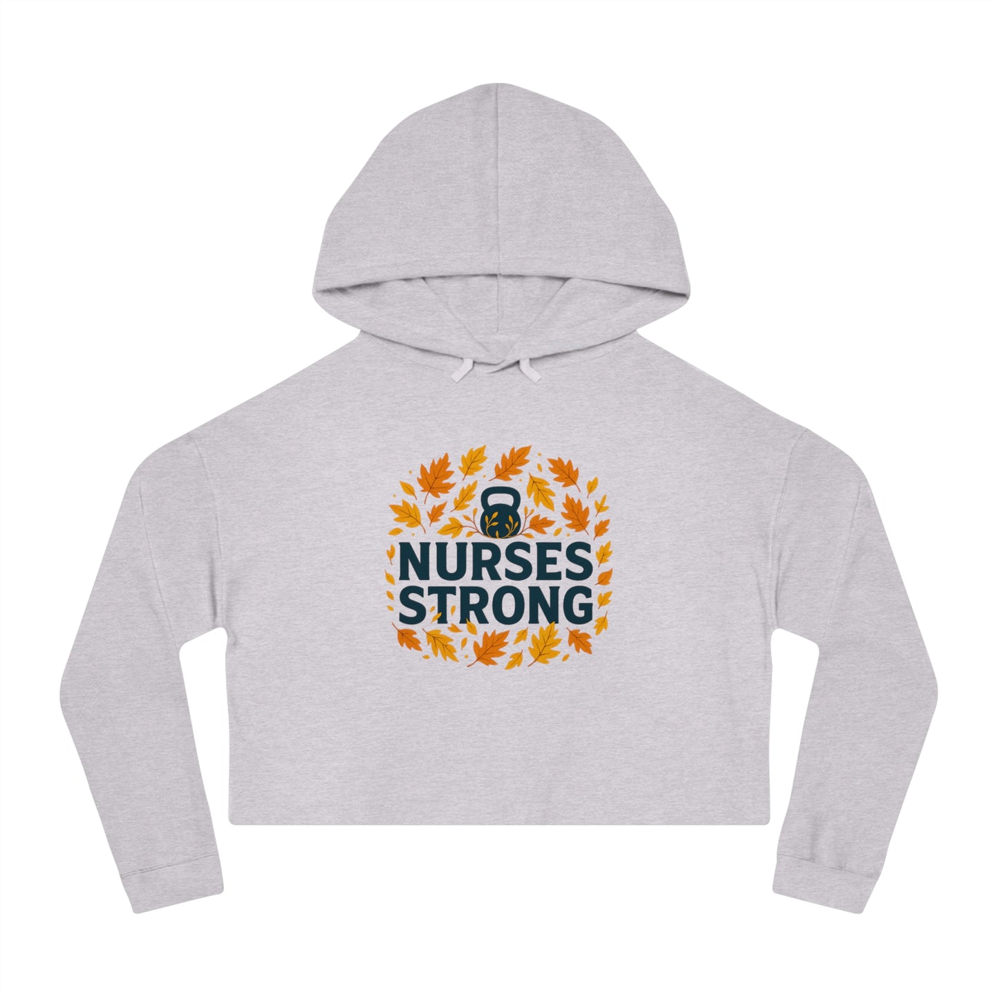 Fall Leaves Cropped Hoodie