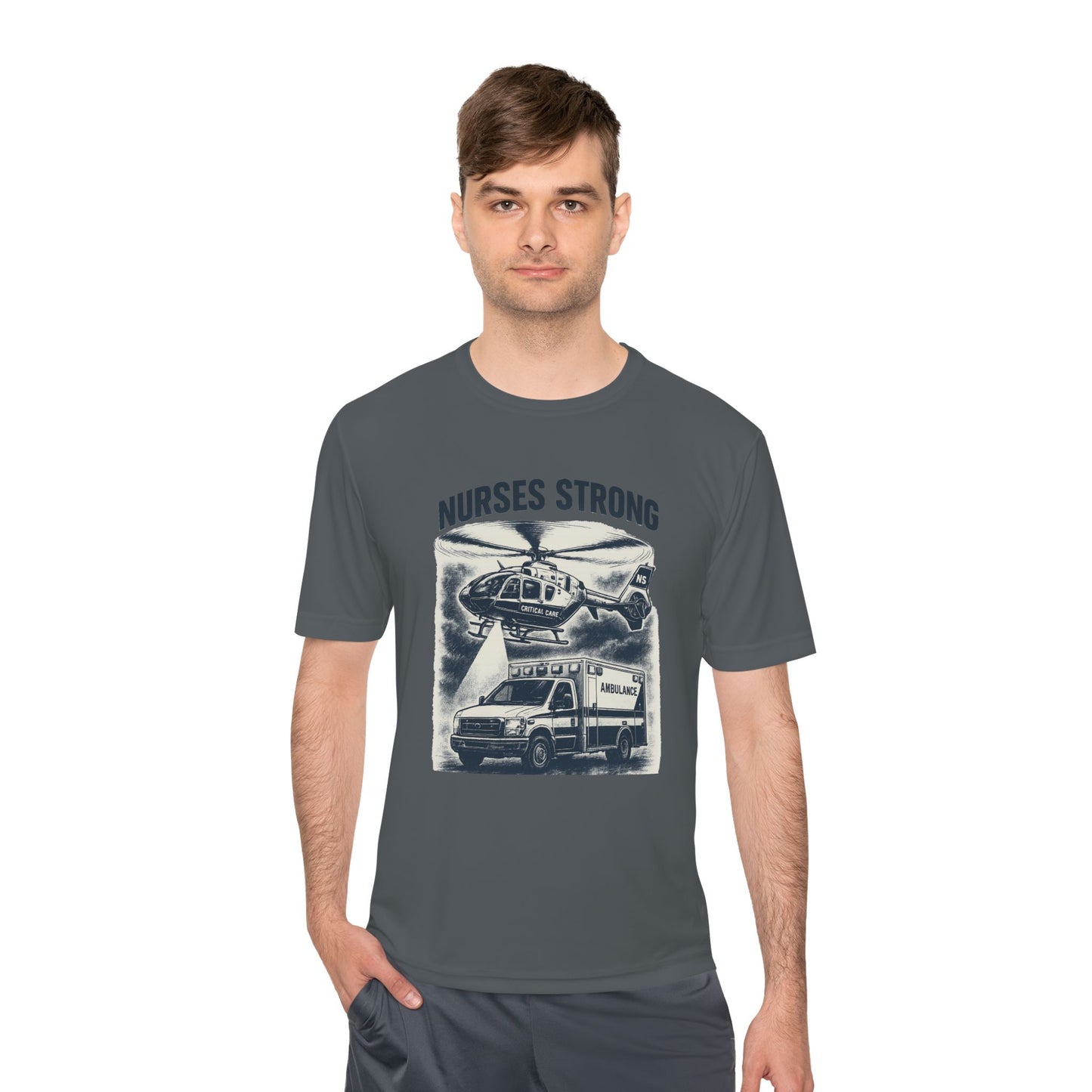 Nurses Strong CC Moisture Wicking Performance Tee