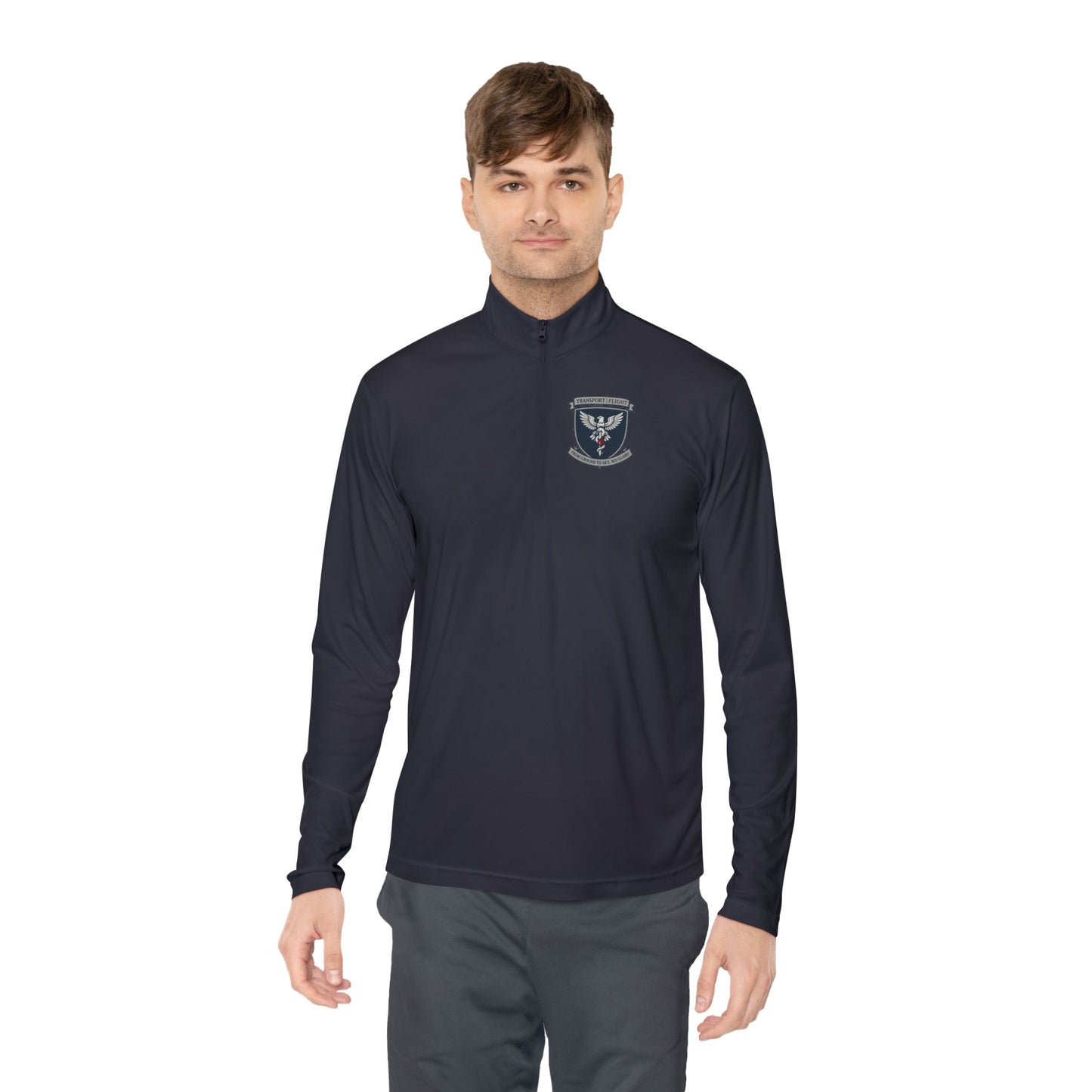 Unisex Quarter-Zip Pullover with Emblem - Cozy, Casual Layer for Outdoor Adventures, Perfect Gift for Team Spirit, Camping, Dad's Day, [...]