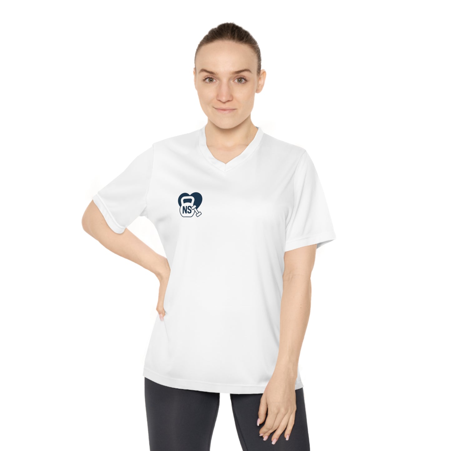Strong Nurses V-Neck Performance Tee ofor Healthcare Heroes, Fitness Shirt, Gifts for Nurses, Workout Apparel, Inspirational Clothing