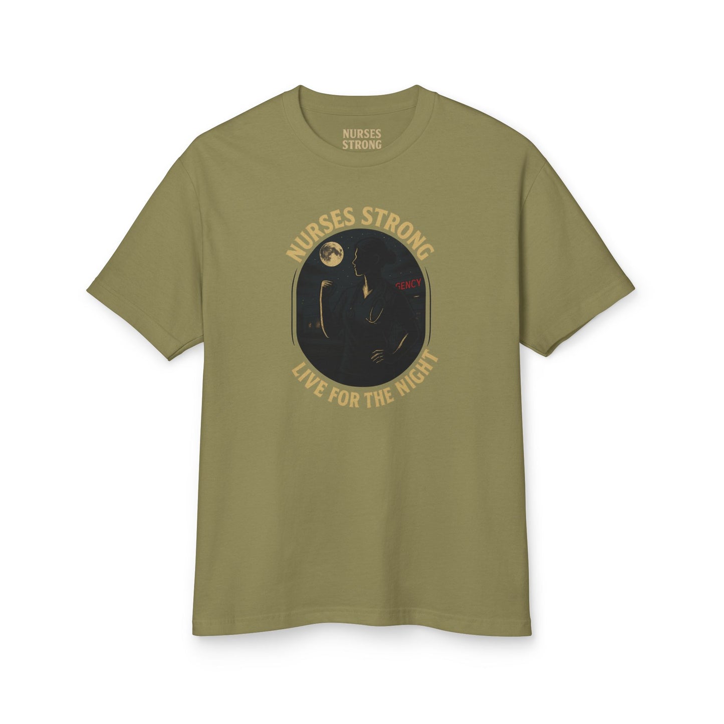 Live for the Night | Comfortable Cotton Shirt, Gift for Nurses