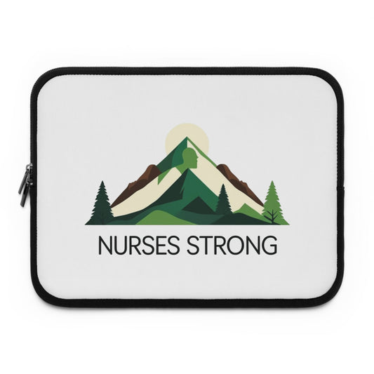Nurses Strong Laptop Sleeve | Protective Sleeve for Nurses, Nurse Gift, Laptop Case, Tech Accessories, Student Gift