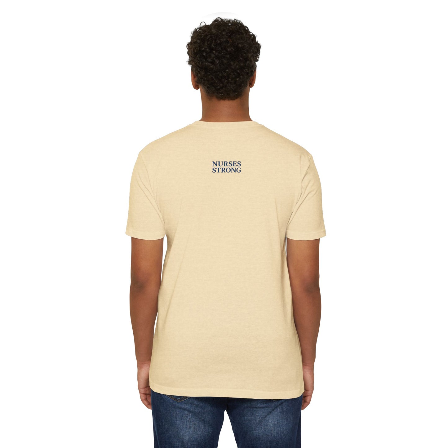 Nurse Strong KB T-Shirt | CVC Jersey Tee for Healthcare Heroes, Comfort Shirt for Nurses, Gift for Medical Professionals