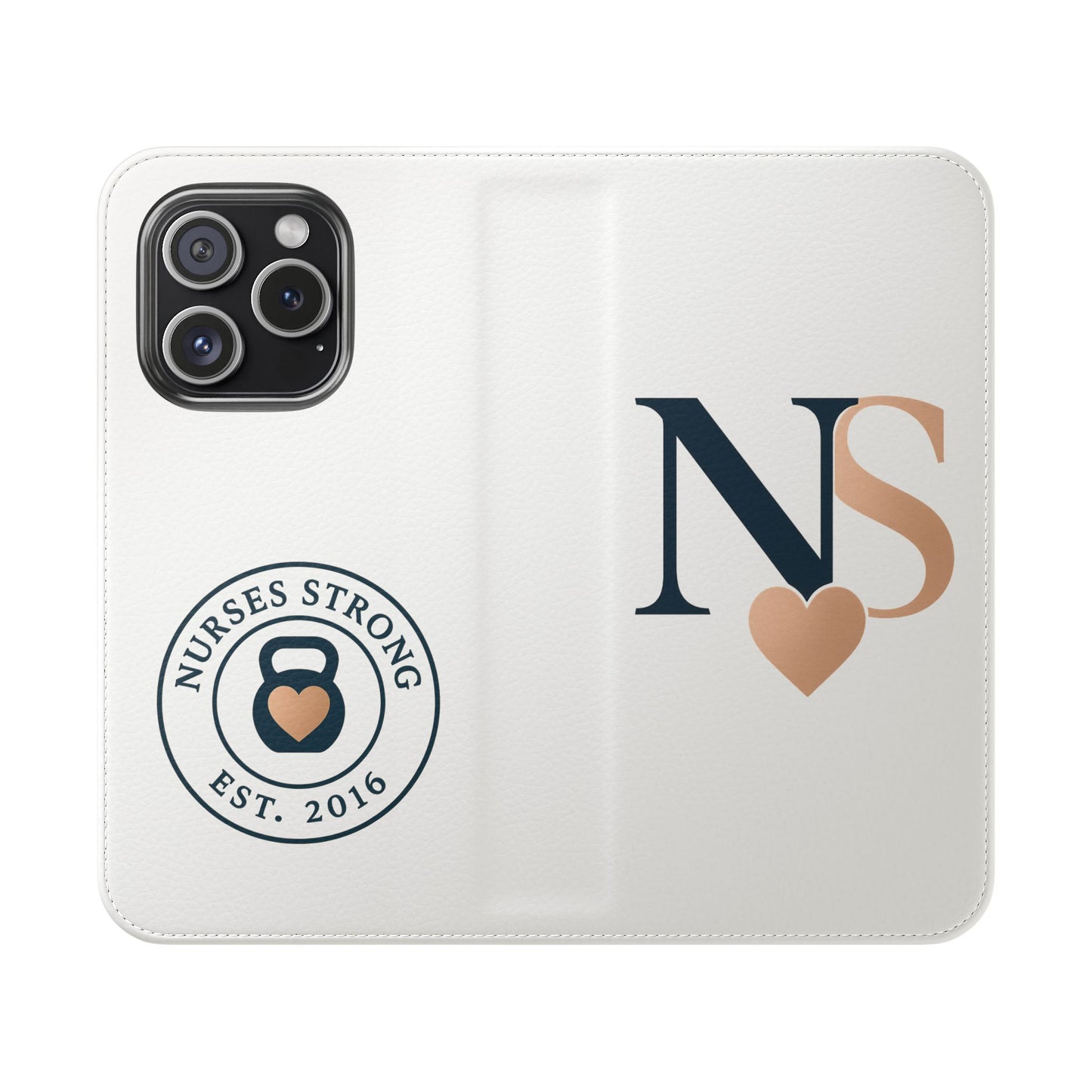 Navy Rose NS  Flip Case | Phone Accessory for Healthcare Workers | Gift for Nurses | Stylish & Functional | Durable Phone Protection