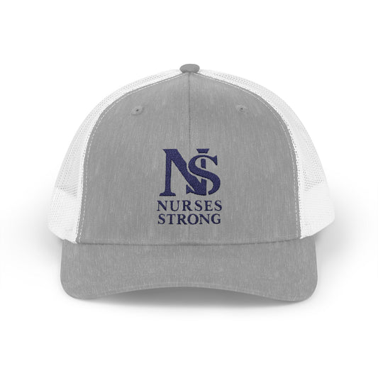 Nurses Strong Snapback Trucker Cap | Supportive Gift for Healthcare Workers | Perfect for Nursing Graduations, Casual Wear, and Events
