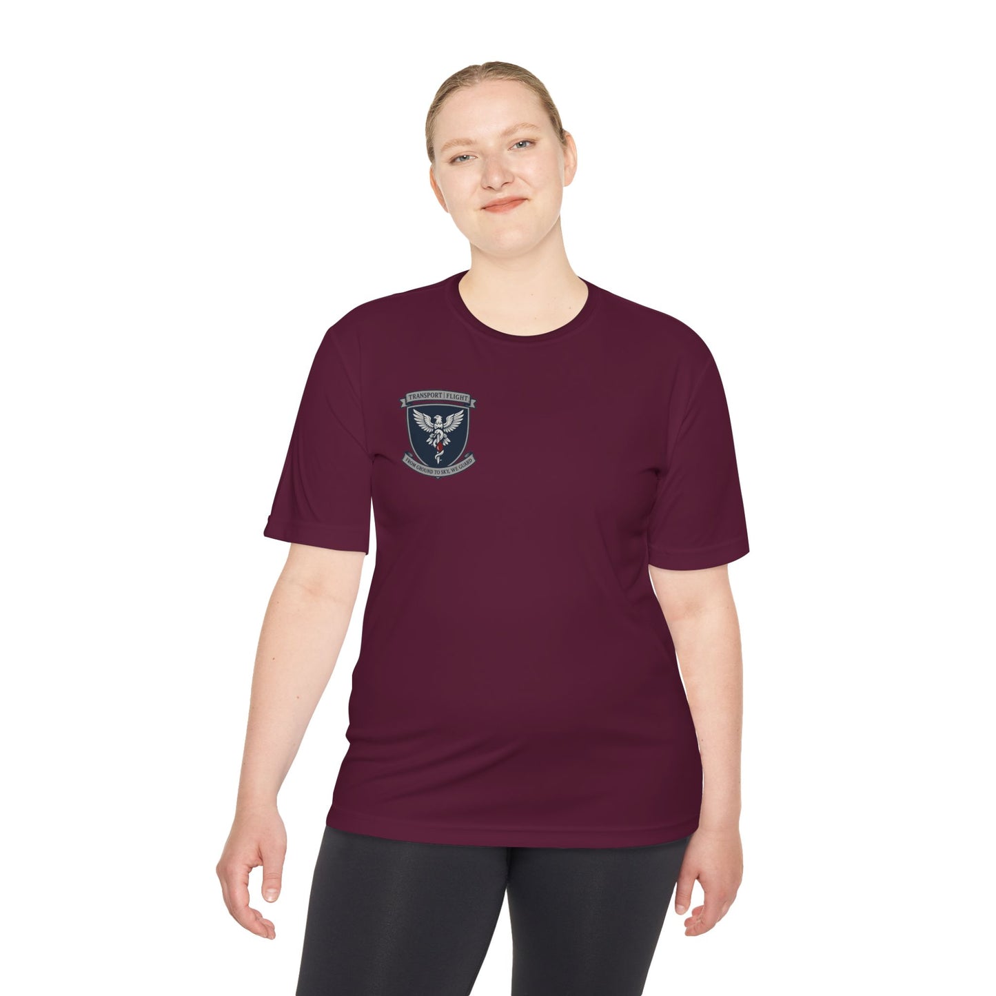 Transport/Flight Moisture Wicking Tee - Comfortable Athletic Shirt, Fitness Wear, Active Lifestyle, Sports Apparel, Workout Top