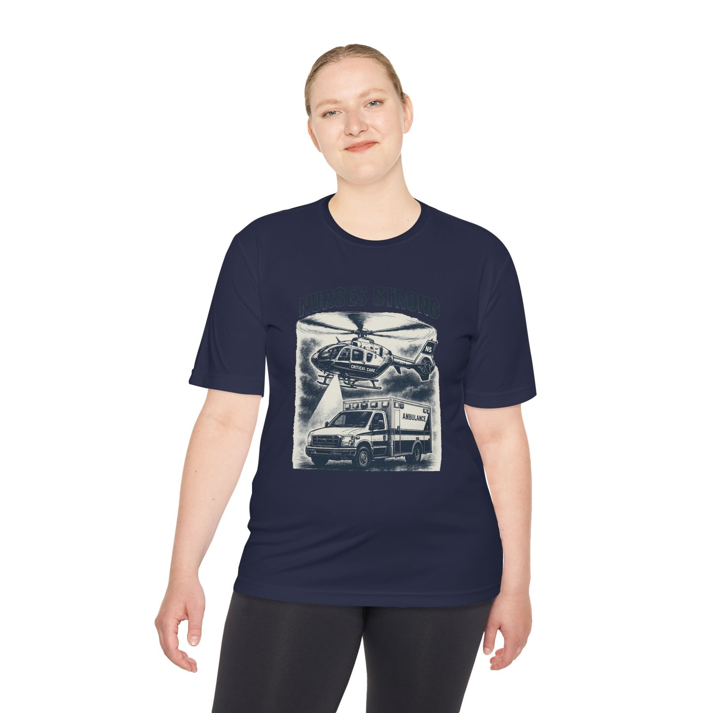 Nurses Strong CC Moisture Wicking Performance Tee