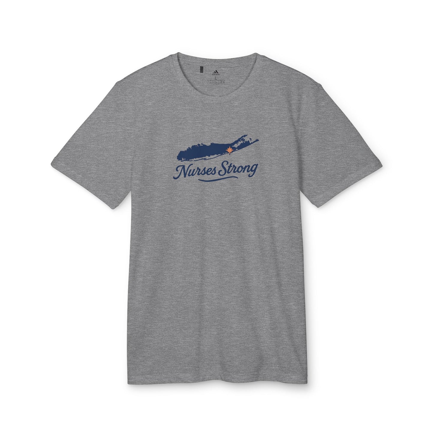 LI Strong NS Adidas Sports Tee, Casual, Activewear, Fitness Gift, Workout Clothing