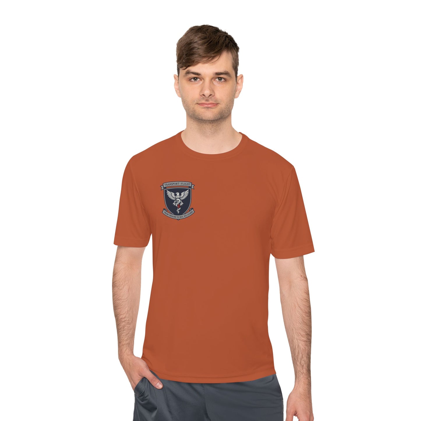Transport/Flight Moisture Wicking Tee - Comfortable Athletic Shirt, Fitness Wear, Active Lifestyle, Sports Apparel, Workout Top