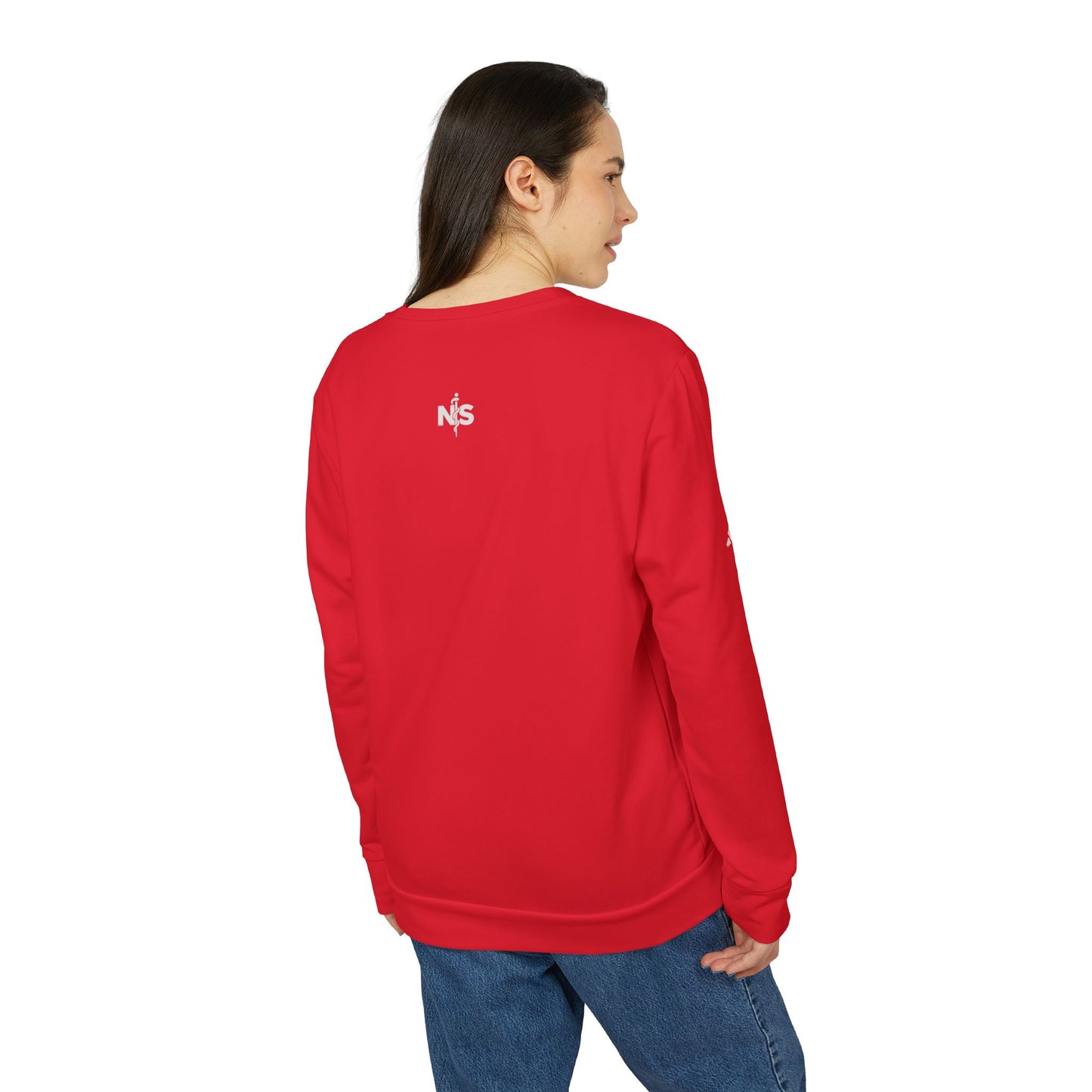 Adidas Caduceus Cozy Unisex Fleece Sweatshirt for Everyday Comfort, Streetwear Style, Casual Wear, Gift for Him/Her, Trendy Outerwear