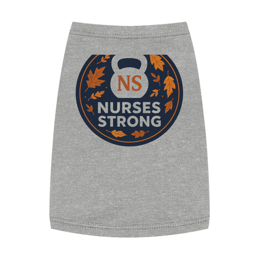 Nursing Pet Tank Top - Nurses Strong Dog Shirt, Pet Apparel, Cute Dog Gift, Dog Lovers, Pet Costume, Fall Fashion