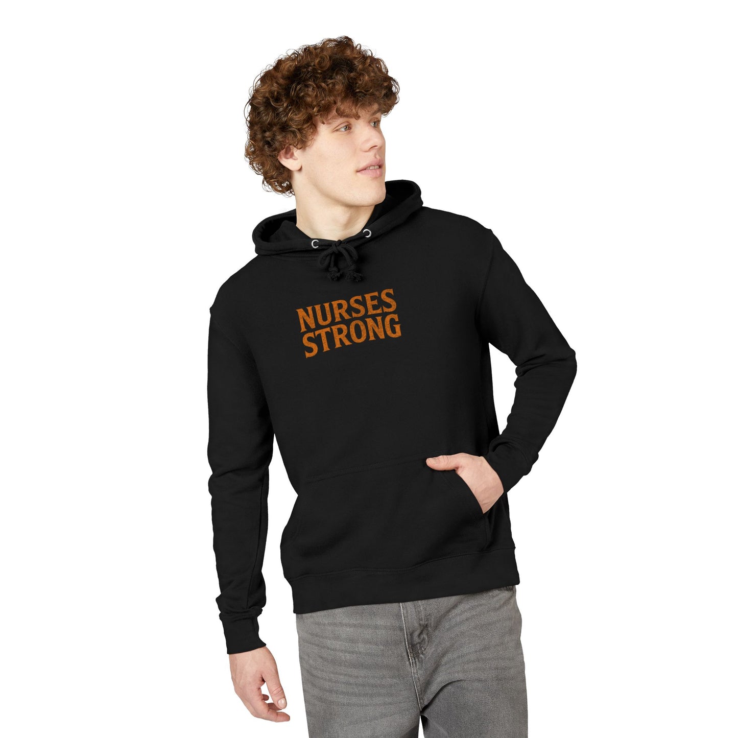 NS Skellington Halloween Unisex Hoodie, Gifts for Nurses, Cozy Fall Wear, Medical Halloween Apparel, Nurse Appreciation