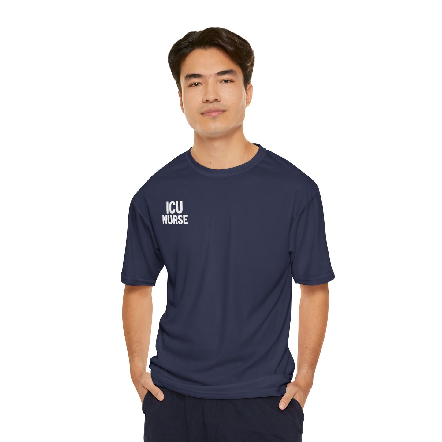 ICU Nurse Men's Performance T-Shirt - Athletic Tee for Healthcare Professionals, Nurse Appreciation Gift, Gym Wear, Casual Style